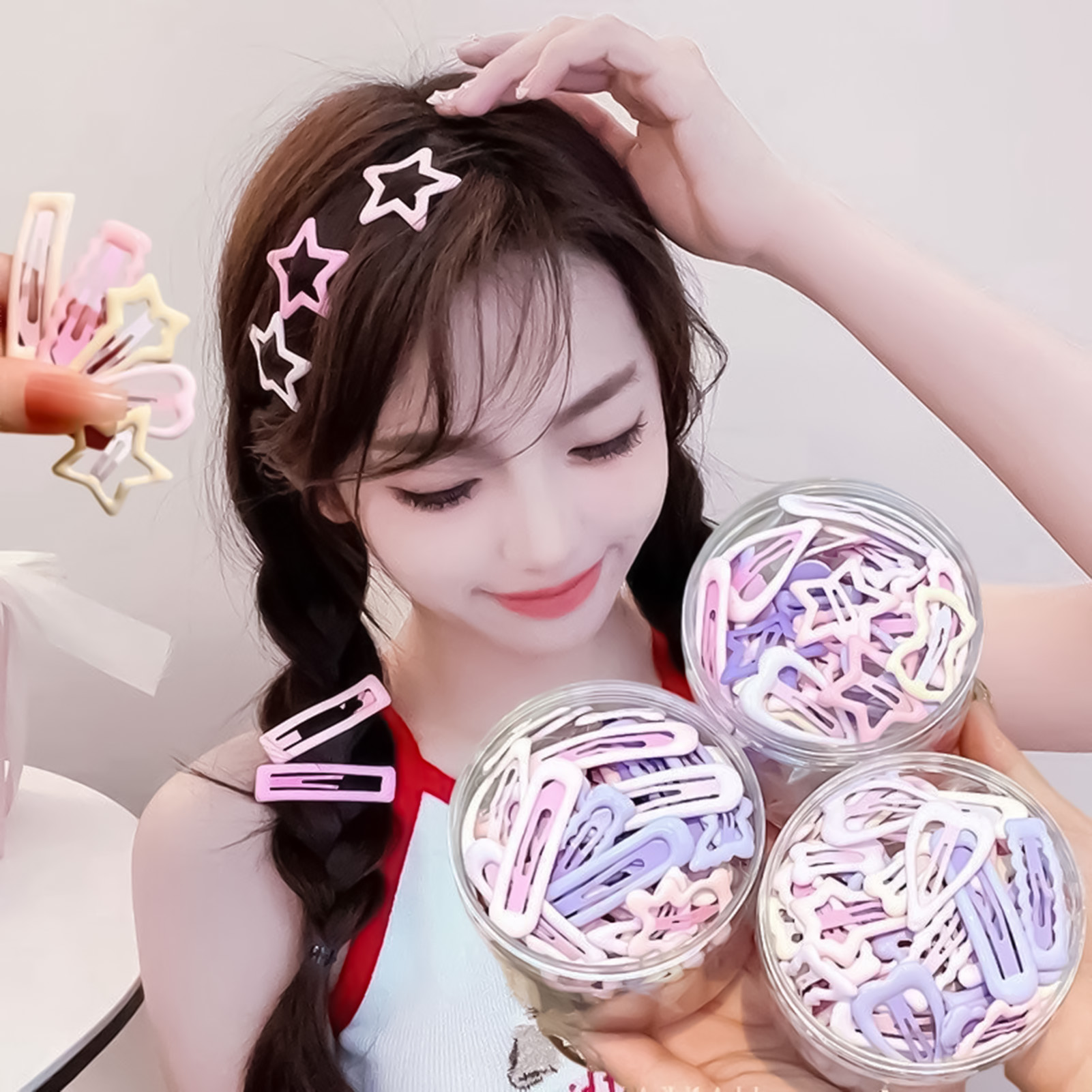 Набор из 3 заколок для волос в – обзор и цена Korean Lifestyle & Kids Boutique Photos